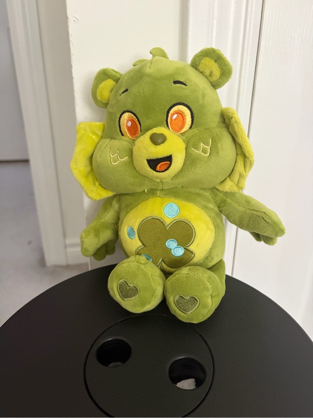 Plush Green Teddy Toy - Soft Stuffed Animal for Kids